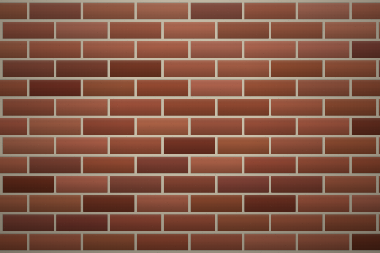 After — finished brick facade